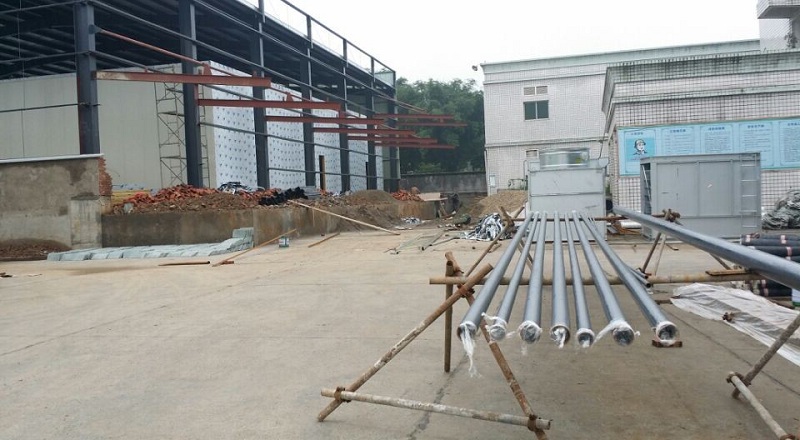 娥天歌畜禽保鮮庫建造一角實拍
