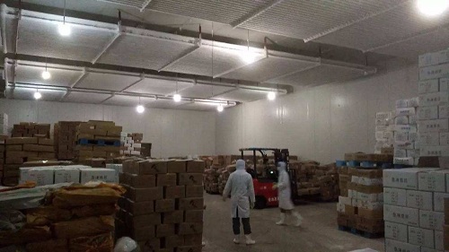浩爽制冷為水產市場建造的海鮮冷庫