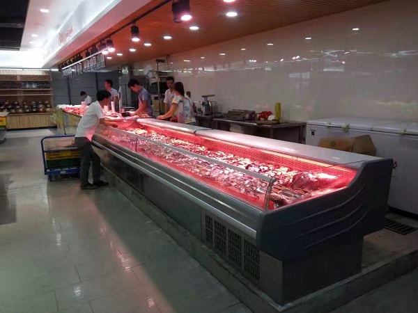 超市冷鮮肉柜實拍
